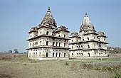 Orchha - Royal Chattris (cenotaphs) 